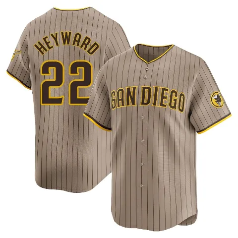 Youth San Diego Padres ＃22 Jason Heyward Limited Tan Alternate Jersey