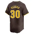 Youth San Diego Padres ＃30 Ryan Klesko Brown Limited Away Jersey