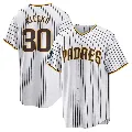 Youth San Diego Padres ＃30 Ryan Klesko White Replica 2024 World Tour Seoul Series Home Jersey