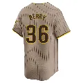 Youth San Diego Padres ＃36 Gaylord Perry Limited Tan Alternate Jersey
