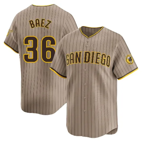 Youth San Diego Padres ＃36 Henry Baez Limited Tan Alternate Jersey