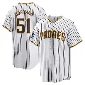 Youth San Diego Padres ＃51 Trevor Hoffman White Replica 2024 World Tour Seoul Series Home Jersey