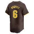 Youth San Diego Padres ＃6 Steve Garvey Brown Limited Away Jersey