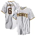 Youth San Diego Padres ＃6 Steve Garvey White Replica 2024 World Tour Seoul Series Home Jersey