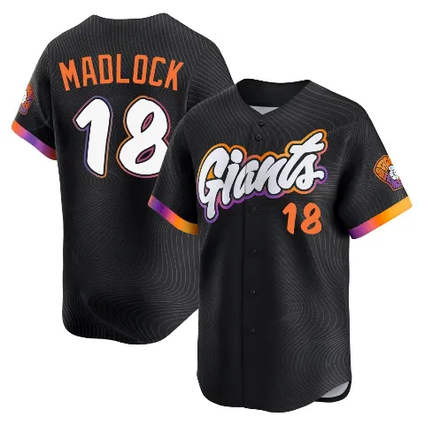 Youth San Francisco Giants ＃18 Bill Madlock Anthracite Limited 2025 City Connect Jersey
