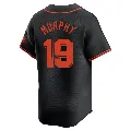 Youth San Francisco Giants ＃19 Tom Murphy Black Limited Alternate Jersey