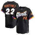 Youth San Francisco Giants ＃22 Willie Montanez Anthracite Limited 2025 City Connect Jersey