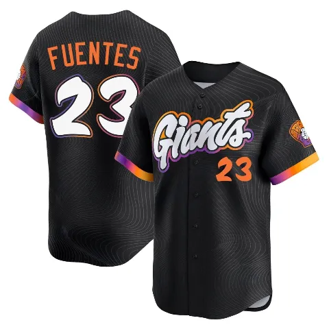 Youth San Francisco Giants ＃23 Tito Fuentes Anthracite Limited 2025 City Connect Jersey