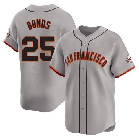 Youth San Francisco Giants ＃25 Bobby Bonds Gray Limited Away Jersey