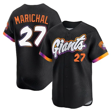 Youth San Francisco Giants ＃27 Juan Marichal Anthracite Limited 2025 City Connect Jersey