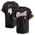 Youth San Francisco Giants ＃4 Mel Ott Anthracite Limited 2025 City Connect Jersey