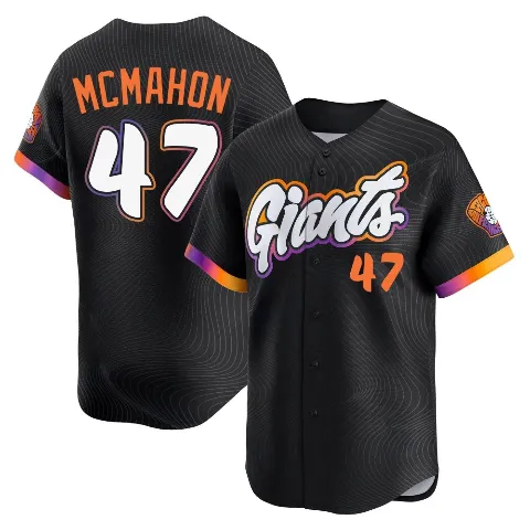 Youth San Francisco Giants ＃47 Don Mcmahon Anthracite Limited 2025 City Connect Jersey