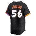 Youth San Francisco Giants ＃56 Lou Trivino Anthracite Limited 2025 City Connect Jersey