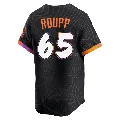 Youth San Francisco Giants ＃65 Landen Roupp Anthracite Limited 2025 City Connect Jersey