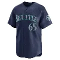 Youth Seattle Mariners ＃65 Hagen Danner Navy Limited Road Jersey