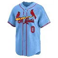Youth St. Louis Cardinals ＃0 Masyn Winn Light Blue Limited Alternate Jersey