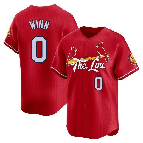 Youth St. Louis Cardinals ＃0 Masyn Winn Red Limited 2024 City Connect Jersey