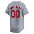Youth St. Louis Cardinals ＃00 Custom Gray Limited Away Jersey