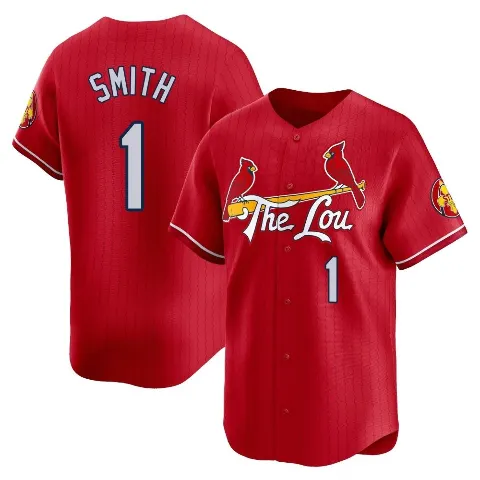 Youth St. Louis Cardinals ＃1 Ozzie Smith Red Limited 2024 City Connect Jersey