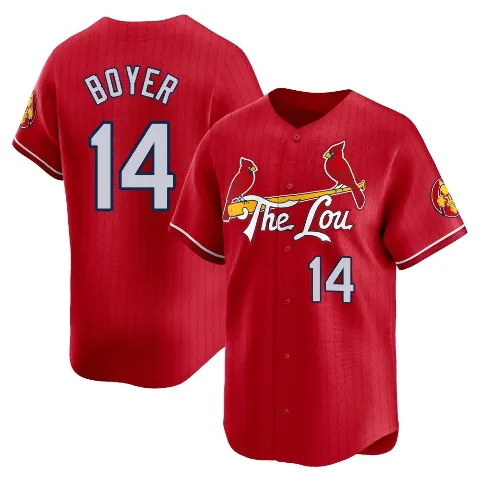Youth St. Louis Cardinals ＃14 Ken Boyer Red Limited 2024 City Connect Jersey