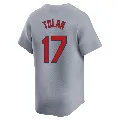 Youth St. Louis Cardinals ＃17 Bobby Tolan Gray Limited Away Jersey