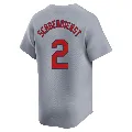 Youth St. Louis Cardinals ＃2 Red Schoendienst Gray Limited Away Jersey
