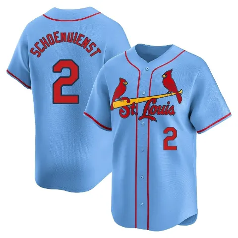 Youth St. Louis Cardinals ＃2 Red Schoendienst Light Blue Limited Alternate Jersey