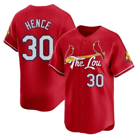 Youth St. Louis Cardinals ＃30 Tink Hence Red Limited 2024 City Connect Jersey