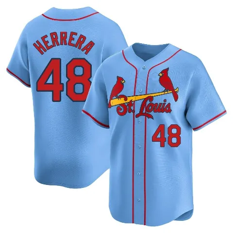 Youth St. Louis Cardinals ＃48 Ivan Herrera Light Blue Limited Alternate Jersey
