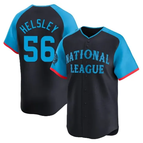 Youth St. Louis Cardinals ＃56 Ryan Helsley Navy Limited National League 2024 All-Star Game Jersey