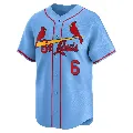 Youth St. Louis Cardinals ＃6 Stan Musial Light Blue Limited Alternate Jersey