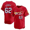 Youth St. Louis Cardinals ＃62 Kyle Leahy Red Limited 2024 City Connect Jersey