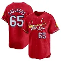 Youth St. Louis Cardinals ＃65 Giovanny Gallegos Red Limited 2024 City Connect Jersey