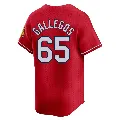Youth St. Louis Cardinals ＃65 Giovanny Gallegos Red Limited 2024 City Connect Jersey