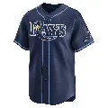 Youth Tampa Bay Rays ＃41 Colby White Navy Limited Away Jersey