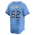 Youth Tampa Bay Rays ＃62 Jonathan Aranda Light Blue Limited Alternate Jersey