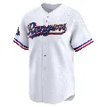 Youth Texas Rangers ＃11 Kyle Higashioka Gold Limited White 2024 Collection Jersey