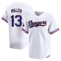 Youth Texas Rangers ＃13 Brad Miller Gold Limited White 2024 Collection Jersey