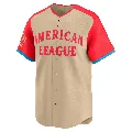 Youth Texas Rangers ＃2 Marcus Semien Cream Limited American League 2024 All-Star Game Jersey