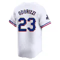 Youth Texas Rangers ＃23 Jake Odorizzi Gold Limited White 2024 Collection Jersey