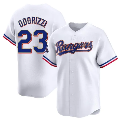 Youth Texas Rangers ＃23 Jake Odorizzi Gold Limited White 2024 Collection Jersey