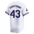 Youth Texas Rangers ＃43 Shawn Armstrong Gold Limited White 2024 Collection Jersey
