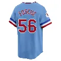 Youth Texas Rangers ＃56 Justin Foscue Light Blue Limited Cooperstown Collection Jersey