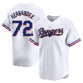 Youth Texas Rangers ＃72 Jonathan Hernandez Gold Limited White 2024 Collection Jersey