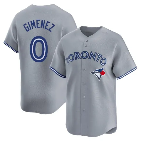 Youth Toronto Blue Jays ＃0 Andres Gimenez Gray Limited Away Jersey