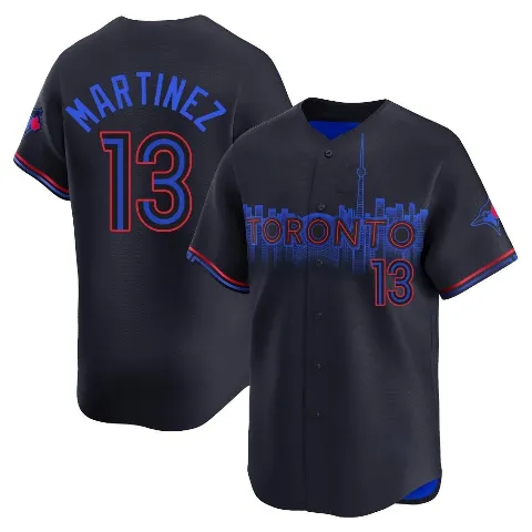 Youth Toronto Blue Jays ＃13 Buck Martinez Black Limited 2024 City Connect Jersey