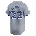 Youth Toronto Blue Jays ＃22 Ernie Clement Gray Limited Away Jersey