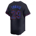 Youth Toronto Blue Jays ＃29 Devon Travis Black Limited 2024 City Connect Jersey