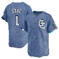 Youth Washington Nationals ＃1 MacKenzie Gore Blue Limited 2025 City Connect Jersey