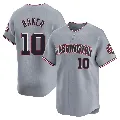 Youth Washington Nationals ＃10 Darren Baker Gray Limited Road Jersey